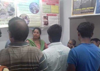 PHC Dr.ShwetlanaKambli explaining about safe practices